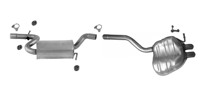 Auspuff für VW Golf V & Jetta III 1.4 Tsi 2005-2010 Auspuffanlage