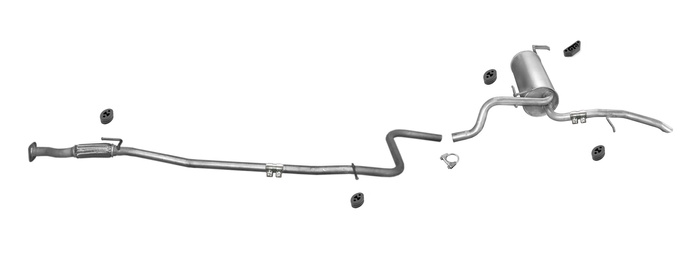 Auspuff FIAT ALBEA / SIENA 1.4 8V ab 1996 Auspuffanlage