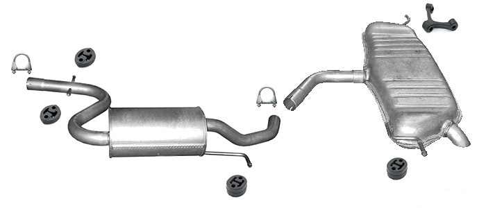 Auspuff VW TOURAN 1.6 FSI Auspuffanlage