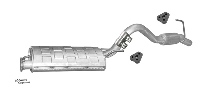 Endschalldämpfer MITSUBISHI L200 2.5 TD 99/115 PS 1996-2005 Auspuff