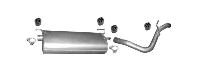 Auspuff für IVECO DAILY IV 3.0 TD ALCOM Linksverkehr Auspuffanlage