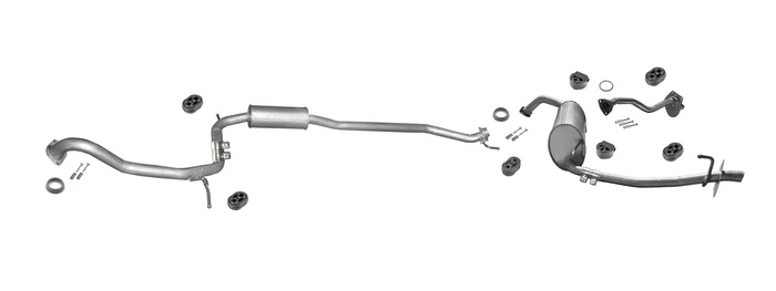 Auspuff für HONDA CIVIC VIII 1.8 für 3 Türen Auspuffanlage