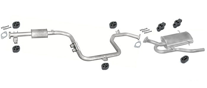 Auspuff MITSUBISHI SPACE WAGON 1.8 2.0 TD 1991-1996 Auspuffanlage