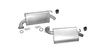 2x Endschalldämpfer für MAZDA 6 (GH, GY) 2.0 2.3 16V 2002-2008 Auspuff