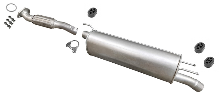 Auspuff für NISSAN CABSTAR ATLEON / RENAULT MAXITY 2.5 3.0 DXi dCi Auspuffanlage