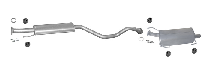 Auspuff für NISSAN JUKE 1.6 DIG-T 190PS 2010-2018 Auspuffanlage