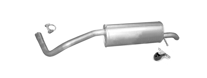 Endschalldämpfer für SEAT CORDOBA 1.9TDi / SKODA FABIA II 1.2 1.6TDi Auspuff