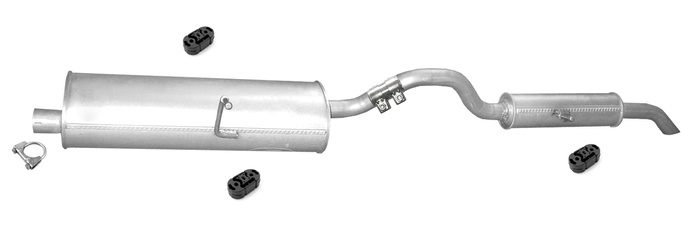 Endschalldämpfer für CHRYSLER VOYAGER 2.4 145PS 3.3 172PS SWB 06.04-08 Auspuff