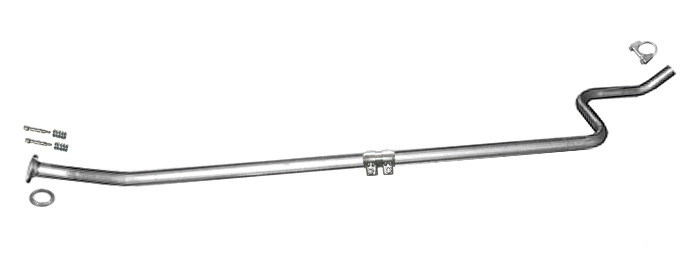 Rohr PEUGEOT 207 1.4 72/73/74/75 PS 2006-04.2008 Auspuff Mittelrohr