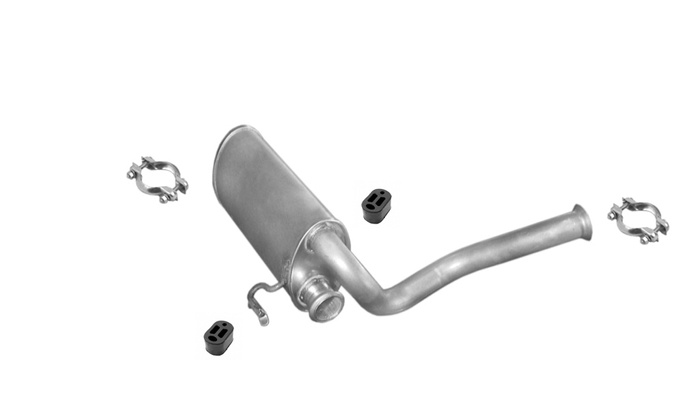 Mittelschalldämpfer für PEUGEOT 605 2.0 / 2.1D 1989-1995 Auspuff