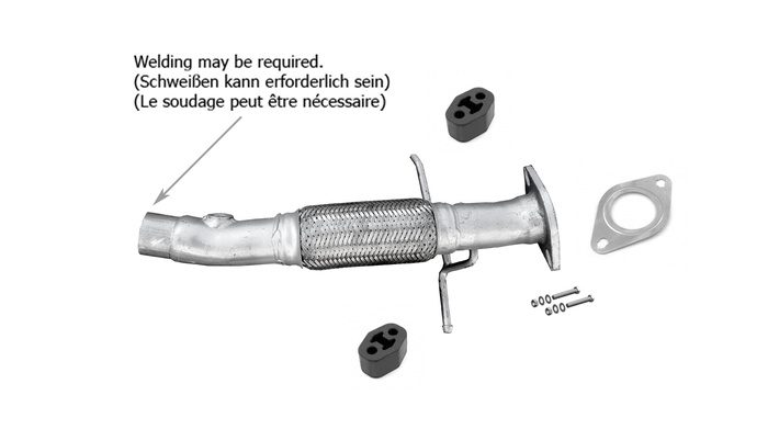 Rohr für MAZDA 3 5 1.8 2.0 2005-2010 Auspuff