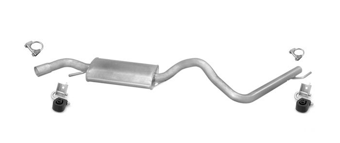 Mittelschalldämpfer VW T4 TRANSPORTER 2.4D 2.5TD SYNCRO LWB ab 1996 Auspuff