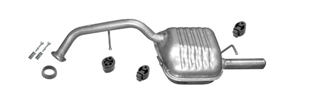 Endschalldämpfer MAZDA 5 (CR) 1.8 2.0 MZR 2005-2010 Auspuff Endtopf