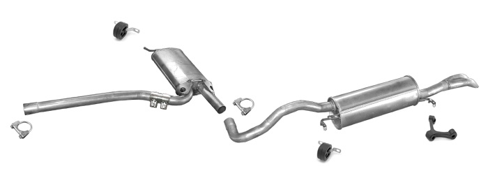 Auspuff AUDI A4 (B5) 1.9 TDI 75/90PS Stufenheck / Kombi Avant Auspuffanlage