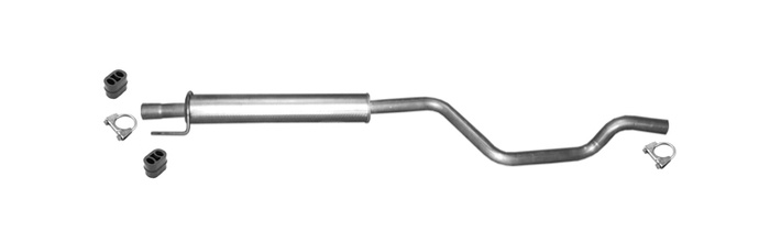 Mittelschalldämpfer für OPEL MERIVA A 1.7 DTi 75PS 2003-12.2005 Auspuff