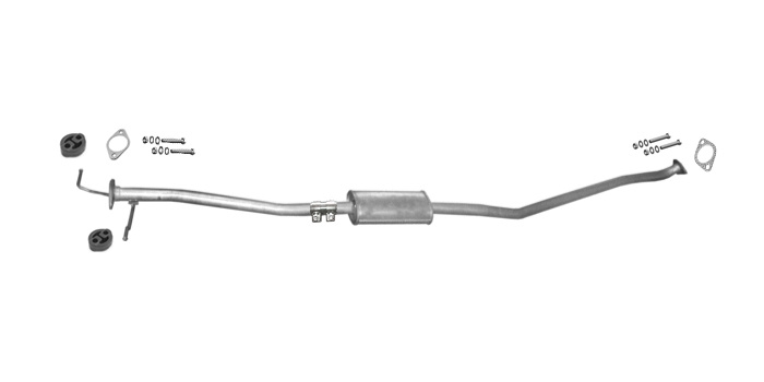 Mittelschalldämpfer für KIA CARENS (FC / FJ) 1.8i Ab 11.2000 Auspuff