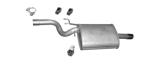 Endschalldämpfer BMW 5 (E39) 520 150PS 523 170PS Kombi 1995-1998 Auspuff