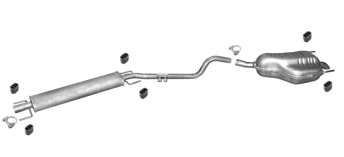 Auspuff OPEL ASTRA H 1.6 1.8 Kombi Caravan Auspuffanlage