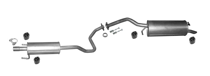 Auspuff für TOYOTA PRIUS 1.5 Auspuffanlage