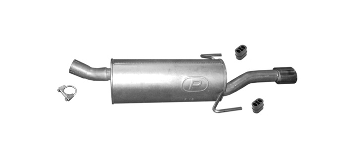 Endschalldämpfer für OPEL ASTRA H 1.9 CDTi (Auch GTC und VAN) +Chrom Auspuff