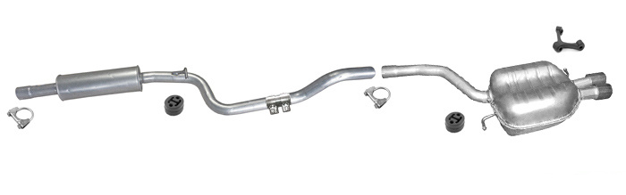 Auspuff VW PASSAT B6 & CC 2.0 TDI 163/170PS Stufenheck Variant Coupe