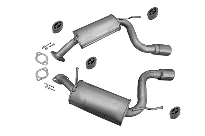 Auspuff für CHEVROLET CAPTIVA 2.0 2.4 3.2 ab 2006 Endschalldämpfer