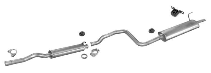 Auspuff AUDI 80 (B4) 1.6 2.0 2.0E Stufenheck Kombi Auspuffanlage