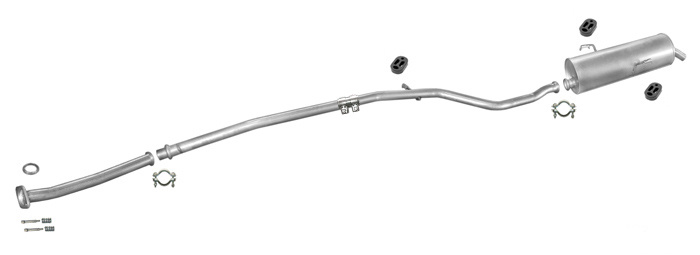 Auspuff PEUGEOT 206 1.1 60PS 1.4 75PS Schrägheck 2000-2006 Auspuffanlage