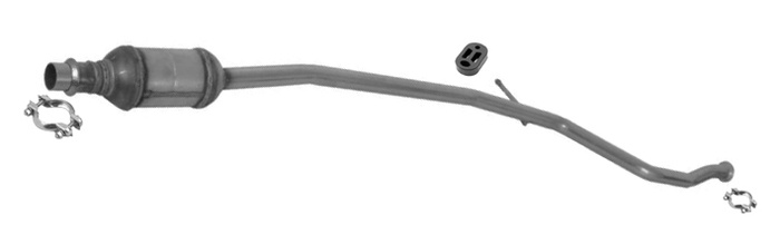 Katalysator für PEUGEOT 206 1.1 1.4  8V 1998-2003 Motorcodes TU1JP/TU3JP Auspuff