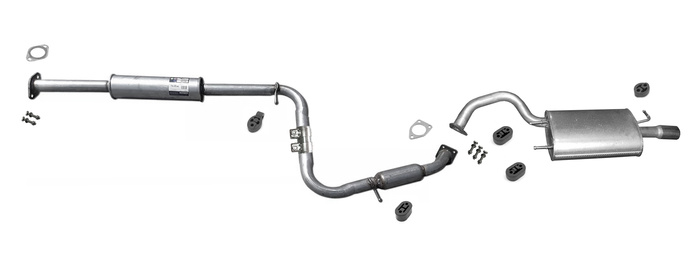 Auspuff für MITSUBISHI GALANT VIII 2.0 133, 136PS Stufenheck Auspuffanlage