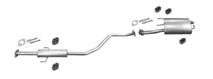 Auspuff für HYUNDAI ELANTRA 1.6 Stuffenheck / Liftback 2000-2006 Auspuffanlage