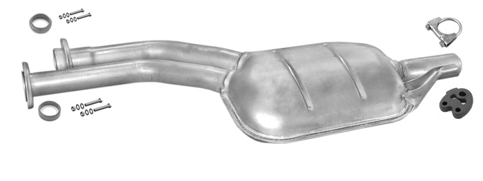 Mittelschalldämpfer für MERCEDES 124 200 E 220 E E-KLASSE E 200 E 220 135 150 PS