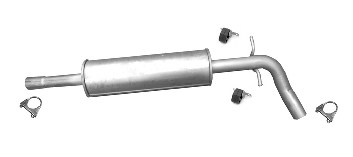 Mittelschalldämpfer für SEAT TOLEDO IV SKODA RAPID 1.2 1.4 TSI 2015-2019 Auspuff