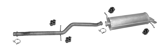 Auspuff für CITROEN C5 2.2 HDi 16V SCHRÄGHECK und KOMBI Auspuffanlage