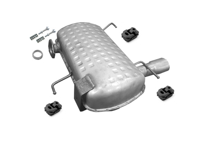 Endschalldämpfer für BMW 3 E90 E91 316 318 320 1.6 2.0 16V Auspuff