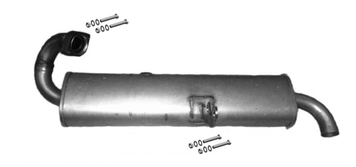 Katalysator für SMART 450 FORTWO 0.8 CDI Cabrio Coupe 99-2004 mit E-Prüfzeichen