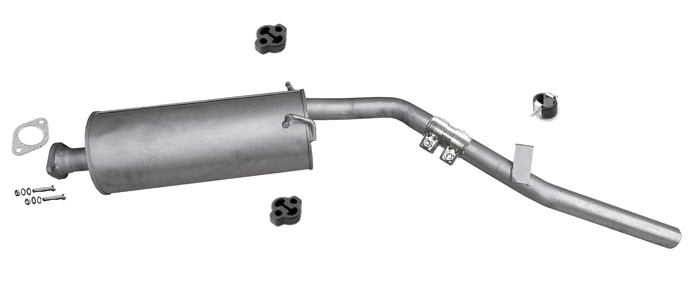 Endschalldämpfer NISSAN PICK UP D22 2.5 DI TD 76/98kW NAVARA NP300 Auspuff