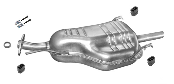 Endschalldämpfer OPEL ASTRA G 1.4 1.6 Schrägheck 1998-2004 Auspuff