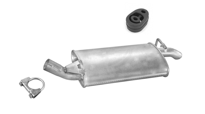 Endschalldämpfer für FORD FIESTA III 1.6   Auspuffanlage