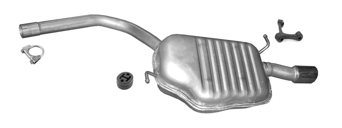 Endschalldämpfer  für AUDI A4 B5 2.0 130 PS Auspuff