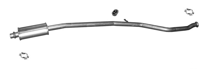 Mittelschalldämpfer PEUGEOT 206 CC 1.6 10.2000-10.2005 Auspuff Mitteltopf