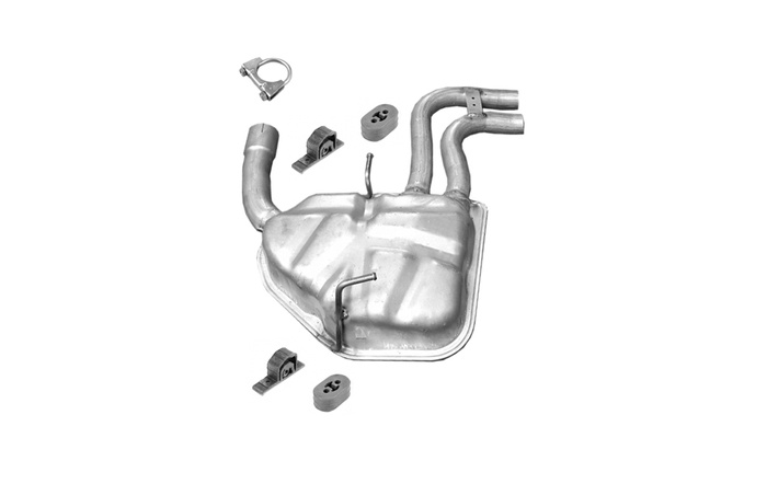 Endschalldämpfer für MINI COOPER S 1.6 120/123 KW Fließheck Cabrio 02-07 Auspuff