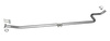 Rohr PEUGEOT 207 1.4 72/73/74/75 PS 2006-04.2008 Auspuff Mittelrohr