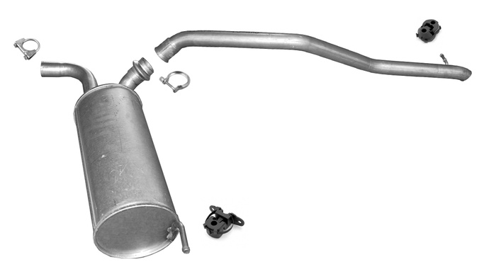 Auspuff FIAT SCUDO II 2.0 D Multijet 120PS LWB-Lang Auspuffanlage