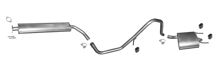 Auspuff für OPEL INSIGNIA A 1.8 Auspuffanlage