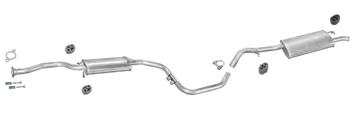 Auspuff für FORD ESCORT 1.6 1995-1999 Auspuffanlage