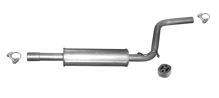 Mittelschalldämpfer VW CADDY III 1.4 16V 2004-2010 Auspuff