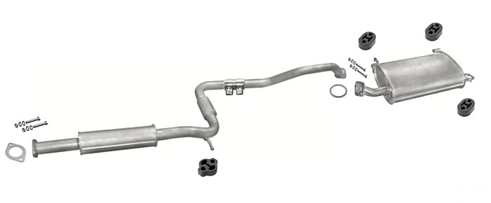 Auspuff NISSAN PRIMERA (P11) 2.0 1996-2002 Auspuffanlage
