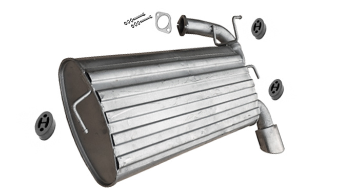 Endschalldämpfer für OPEL ANTARA 2.0 CDTi 150 PS 10.2006-2009 Auspuff