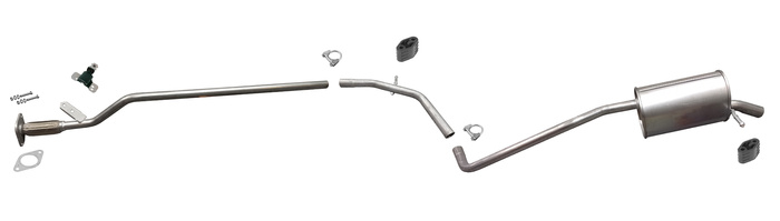 Auspuff für DACIA LOGAN II / SANDERO II 0.9 90 TCe Auspuffanlage